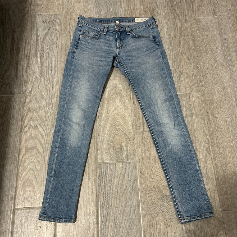 LIKE NEW! Women's Rag & Bone SUNSET Dre Low Rise Jeans - 25